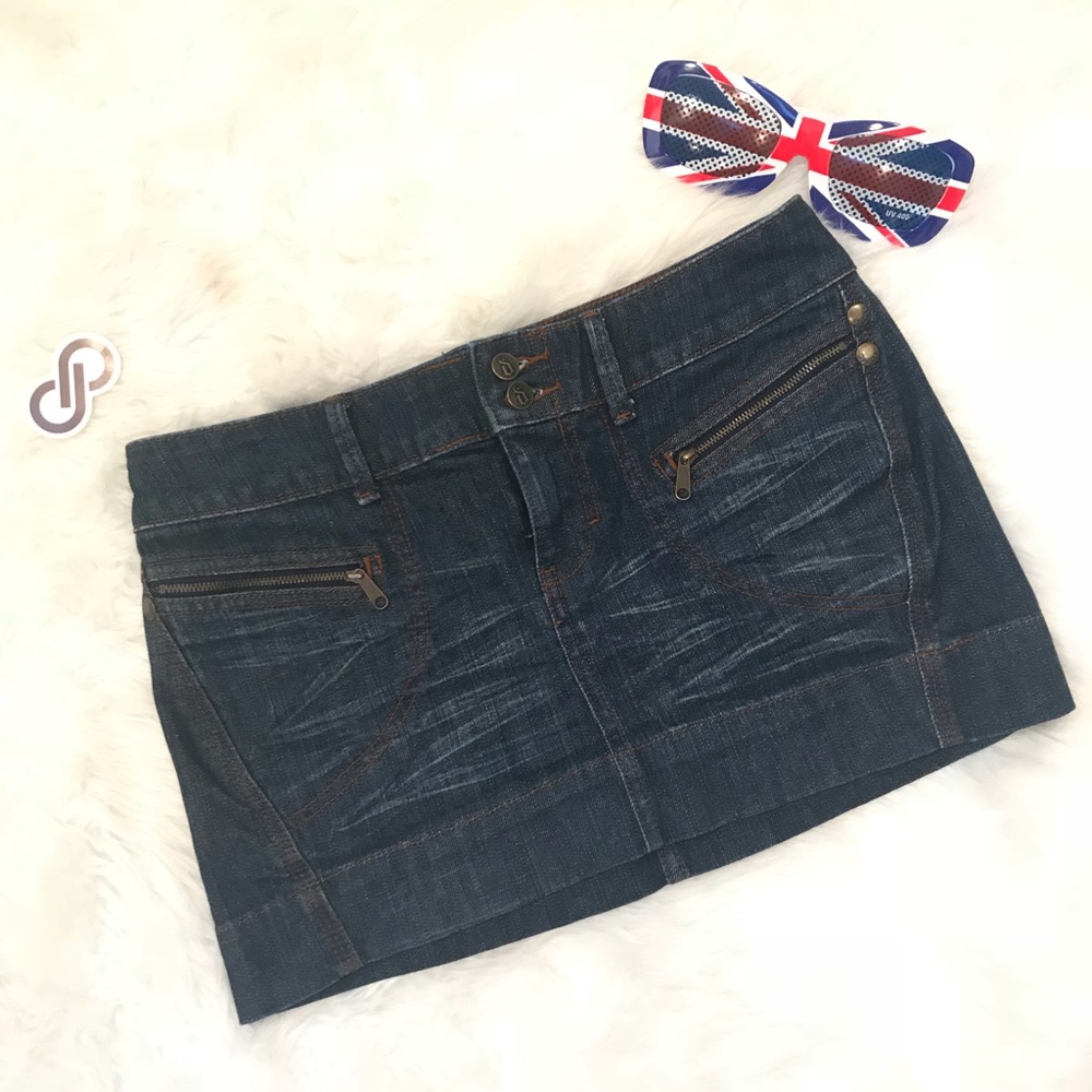 Cute Denim Mini Skirt